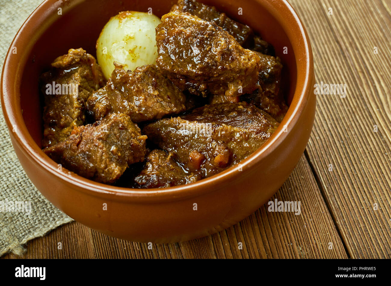 Bourbon Butter Venison Steak Stock Photo Alamy