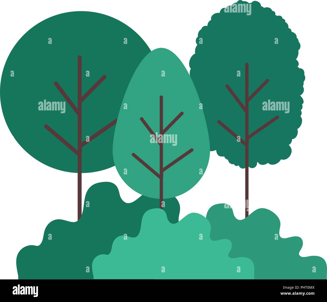 forest landscape scene icon Stock Vector Image & Art - Alamy