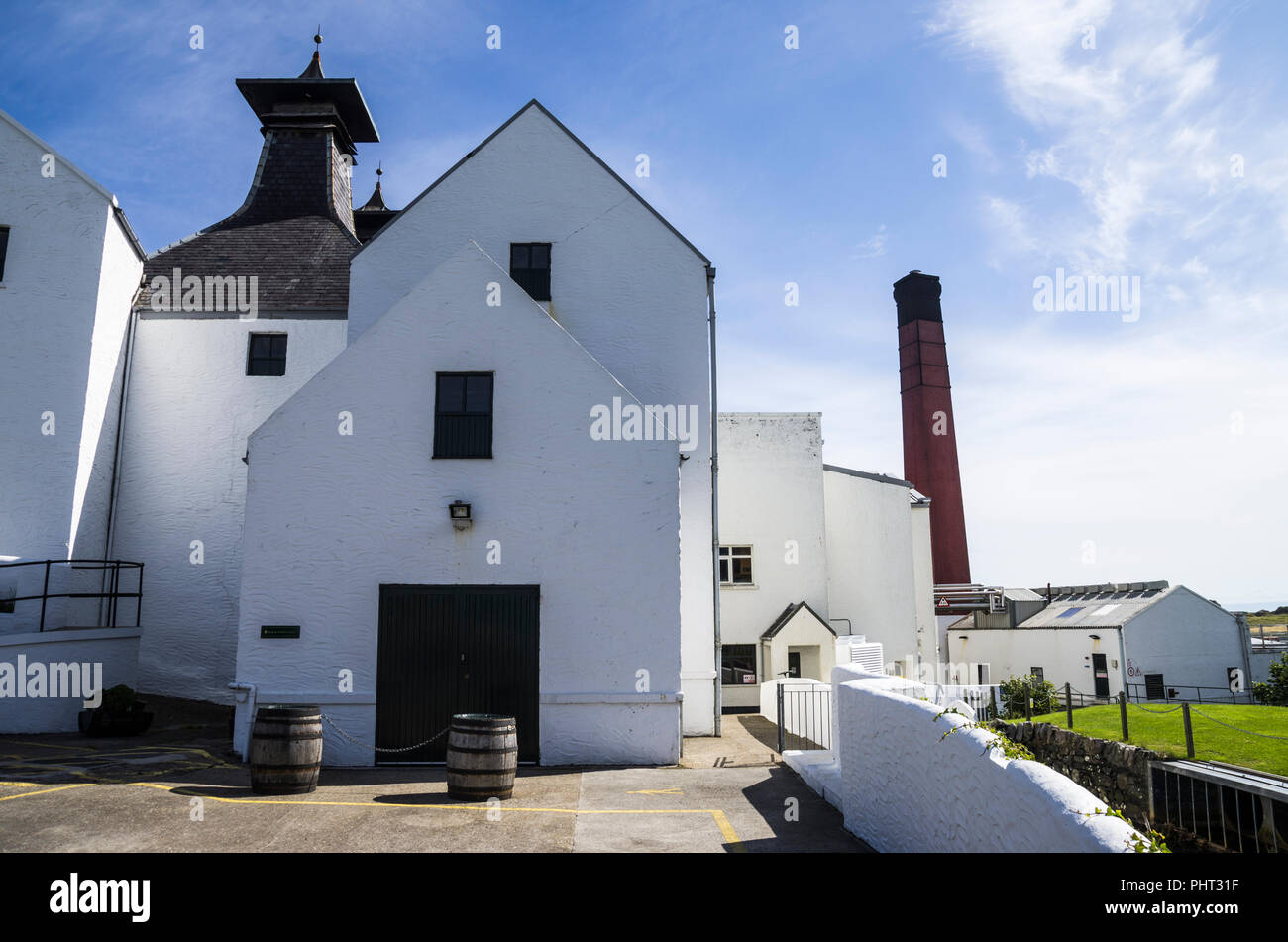 Lagavulin Whisky Distillery on Islay, Scotland Stock Photo