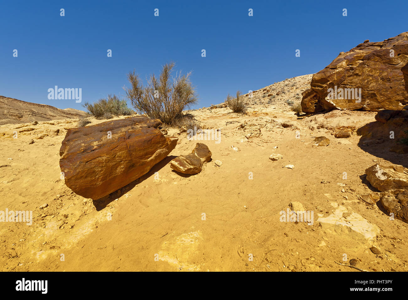 Rocky hills of the Negev Desert in Israel Stock Photo - Alamy