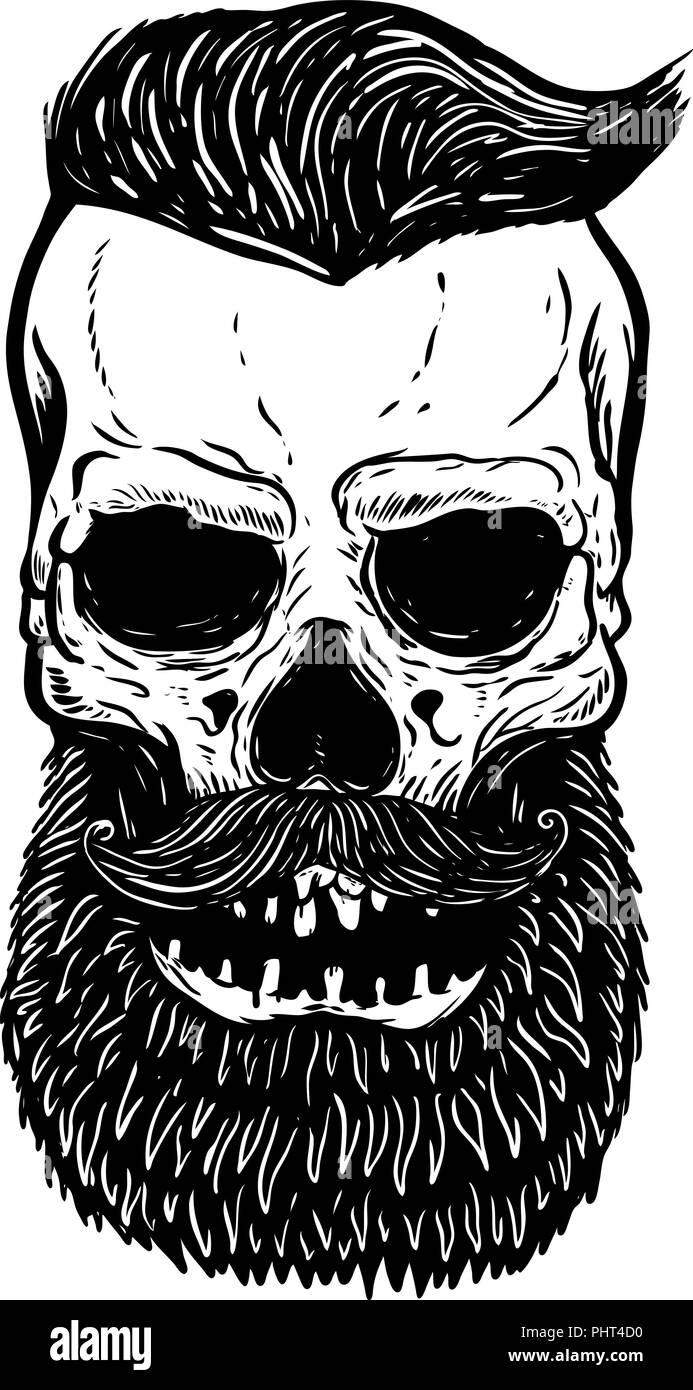 Bearded old man bust logo template santa claus Vector Image