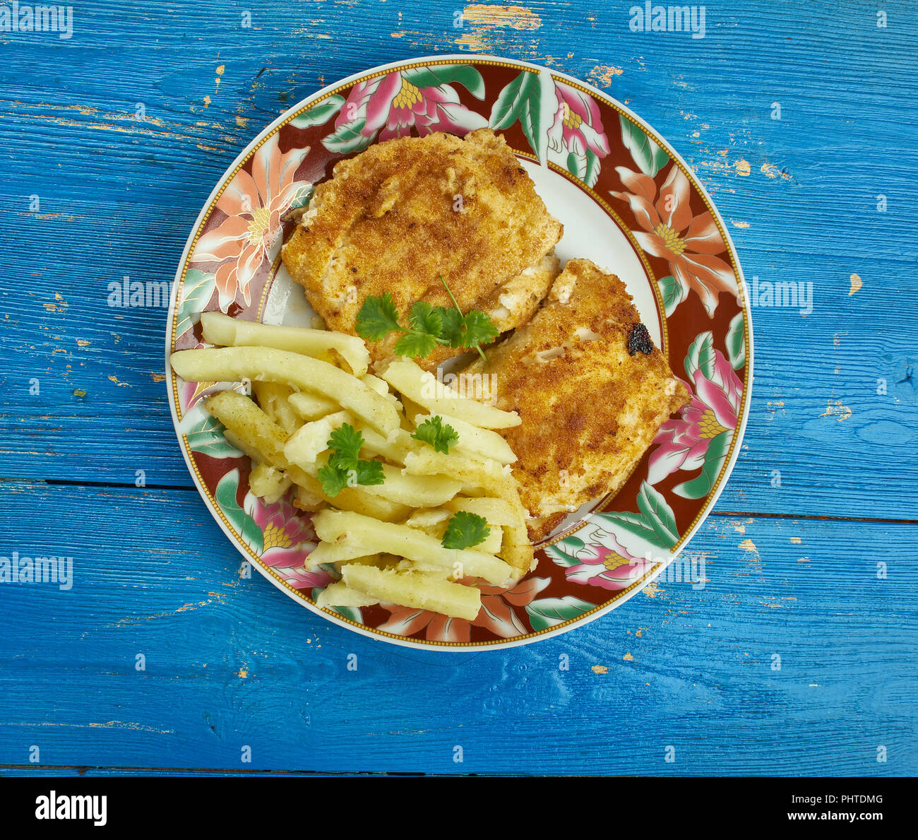 crispy fried fish Stock Photo - Alamy