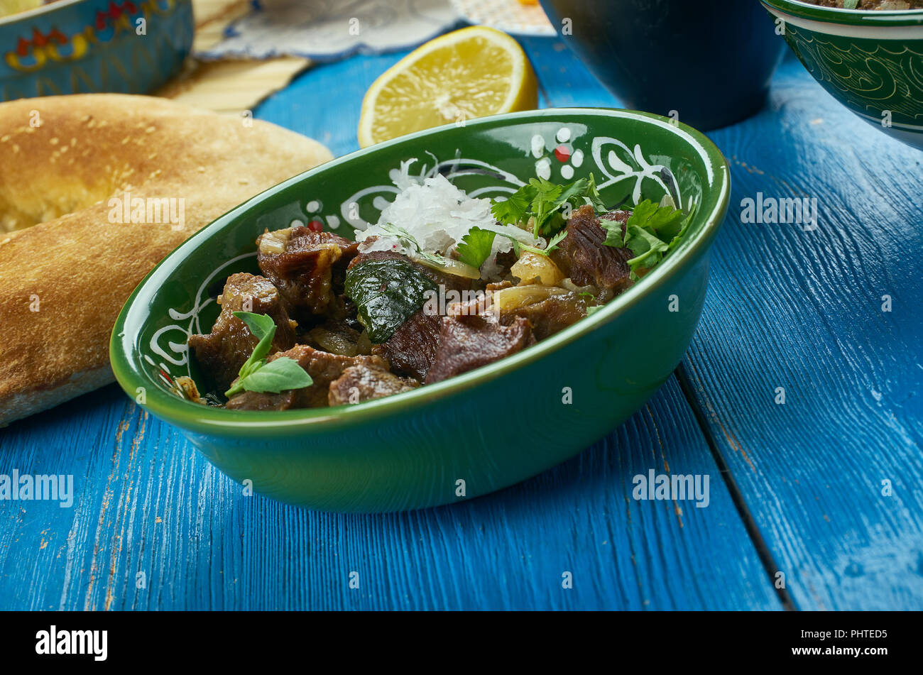 Pakistani Lamb Curry Stock Photo Alamy