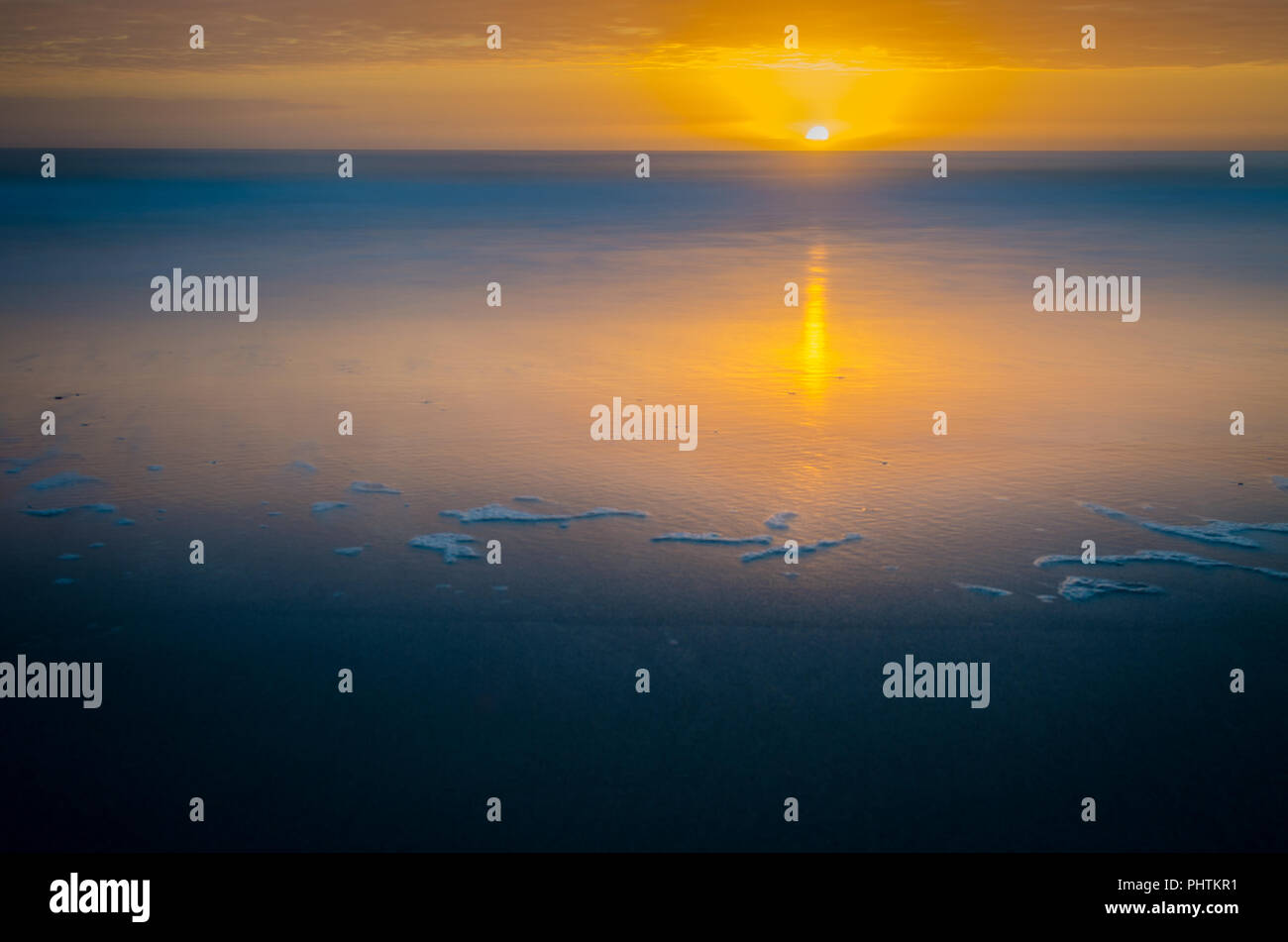 Sunrise over the Atlantic Ocean Stock Photo - Alamy