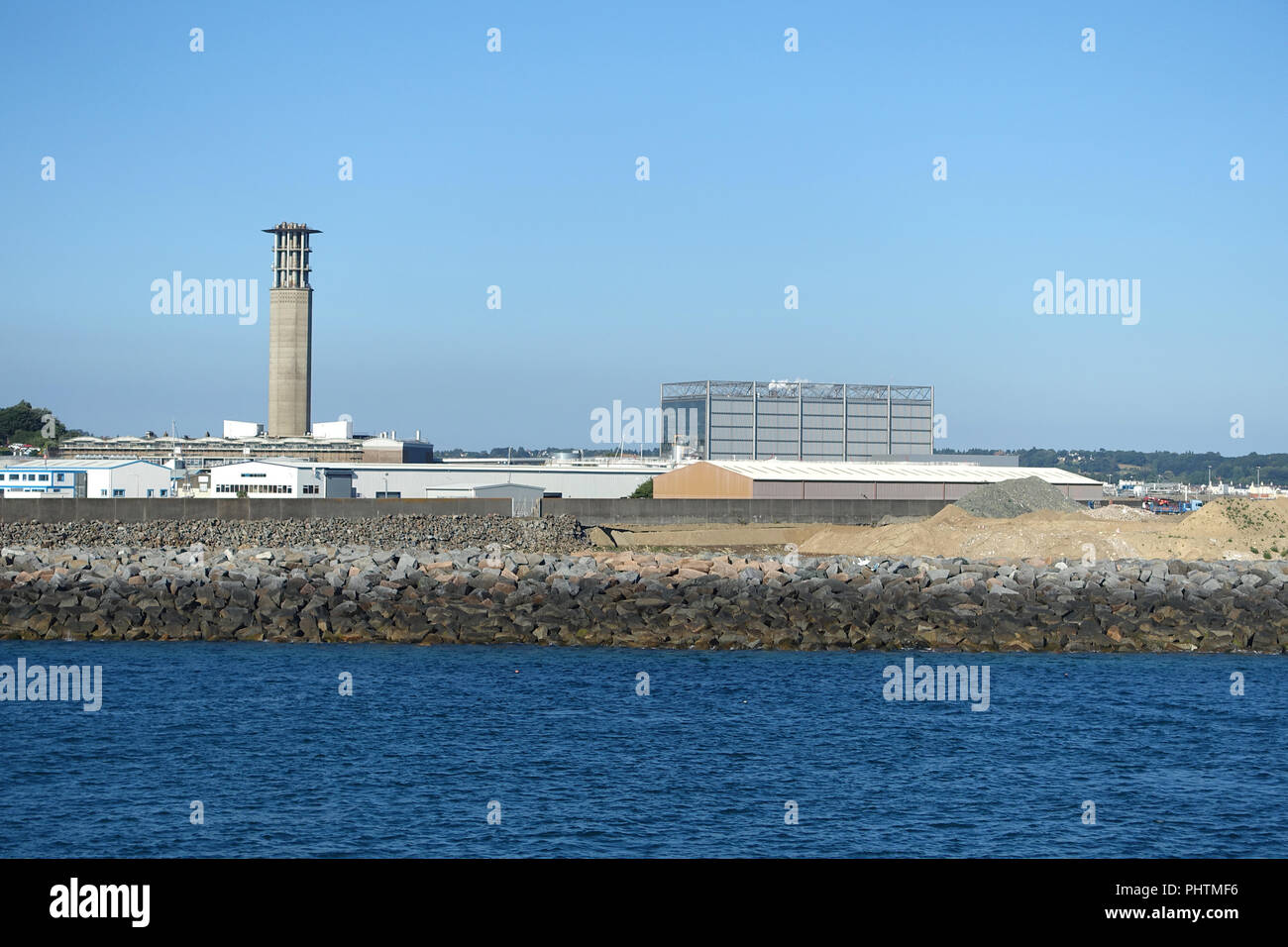 Jersey power stations, channel islands Stock Photo Alamy
