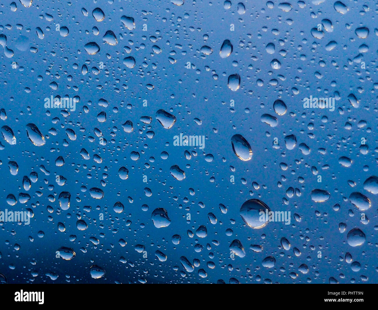 Glass Raning Water drop on the glass of windows background, raining on the glass off ...