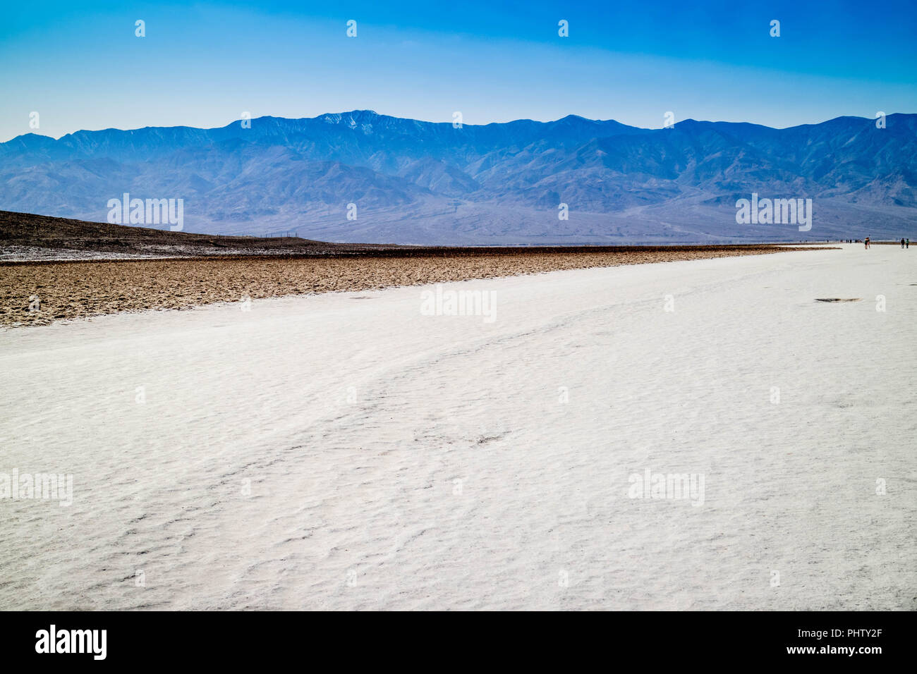 Mesquite Flat sand dunes in Death Valley National Park Stock Photo