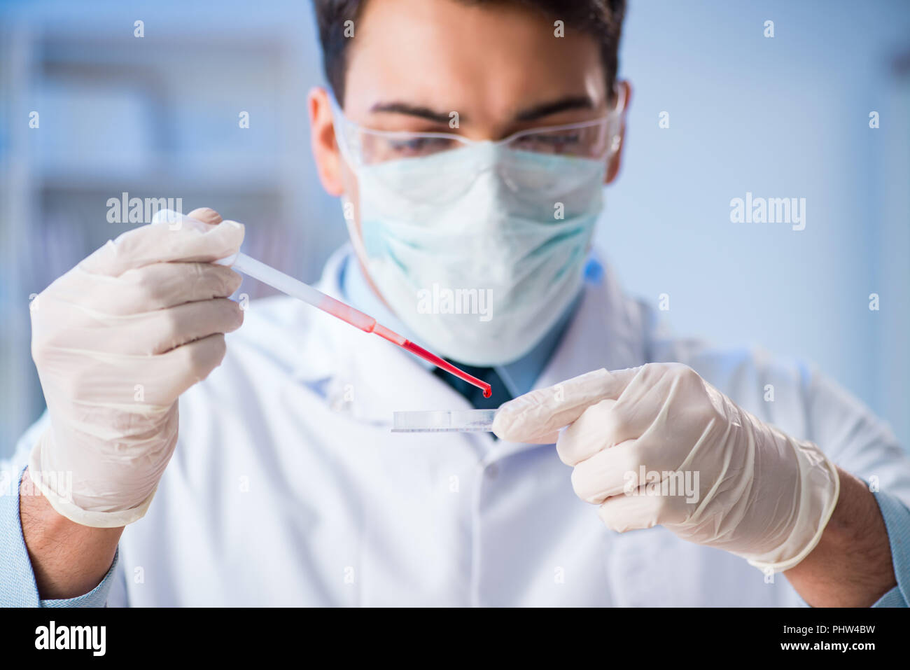 Researcher collecting samples analysis hi-res stock photography and ...