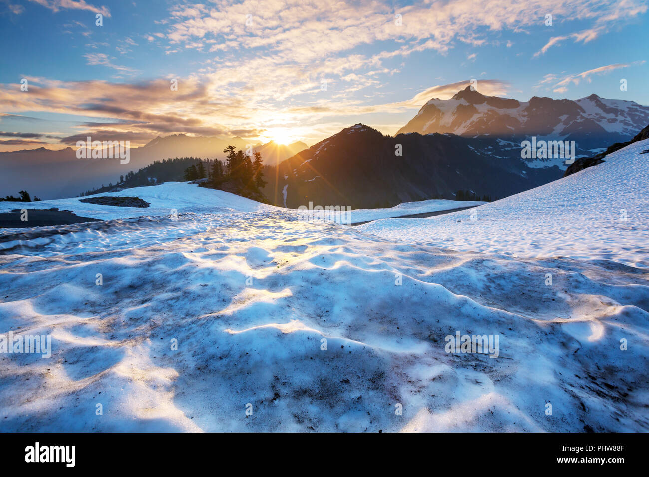Mt Baker Area Stock Photo Alamy