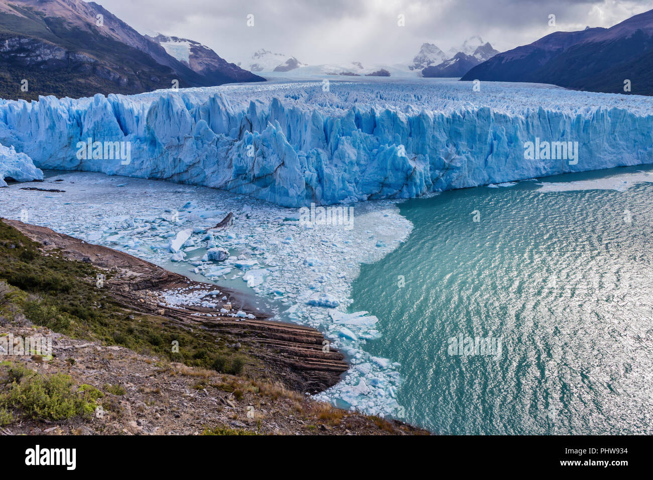 Perito Moreno Glacier, Los Glaciares National Park, Patagonia, Lago  Argentino, Santa Cruz Province, Argentina Stock Photo - Alamy