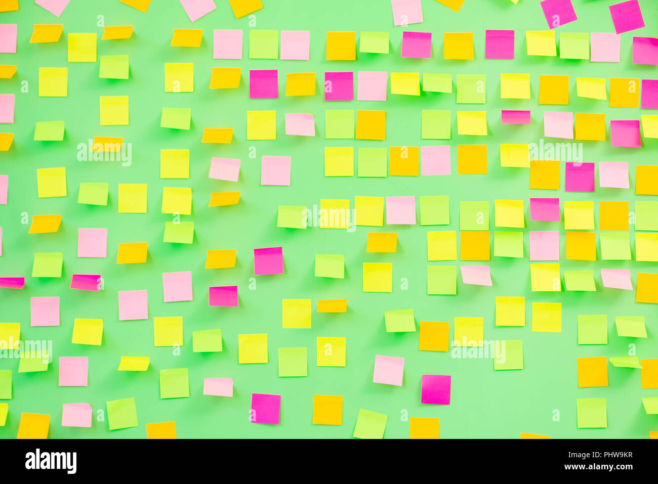 Many reminders in business concept Stock Photo