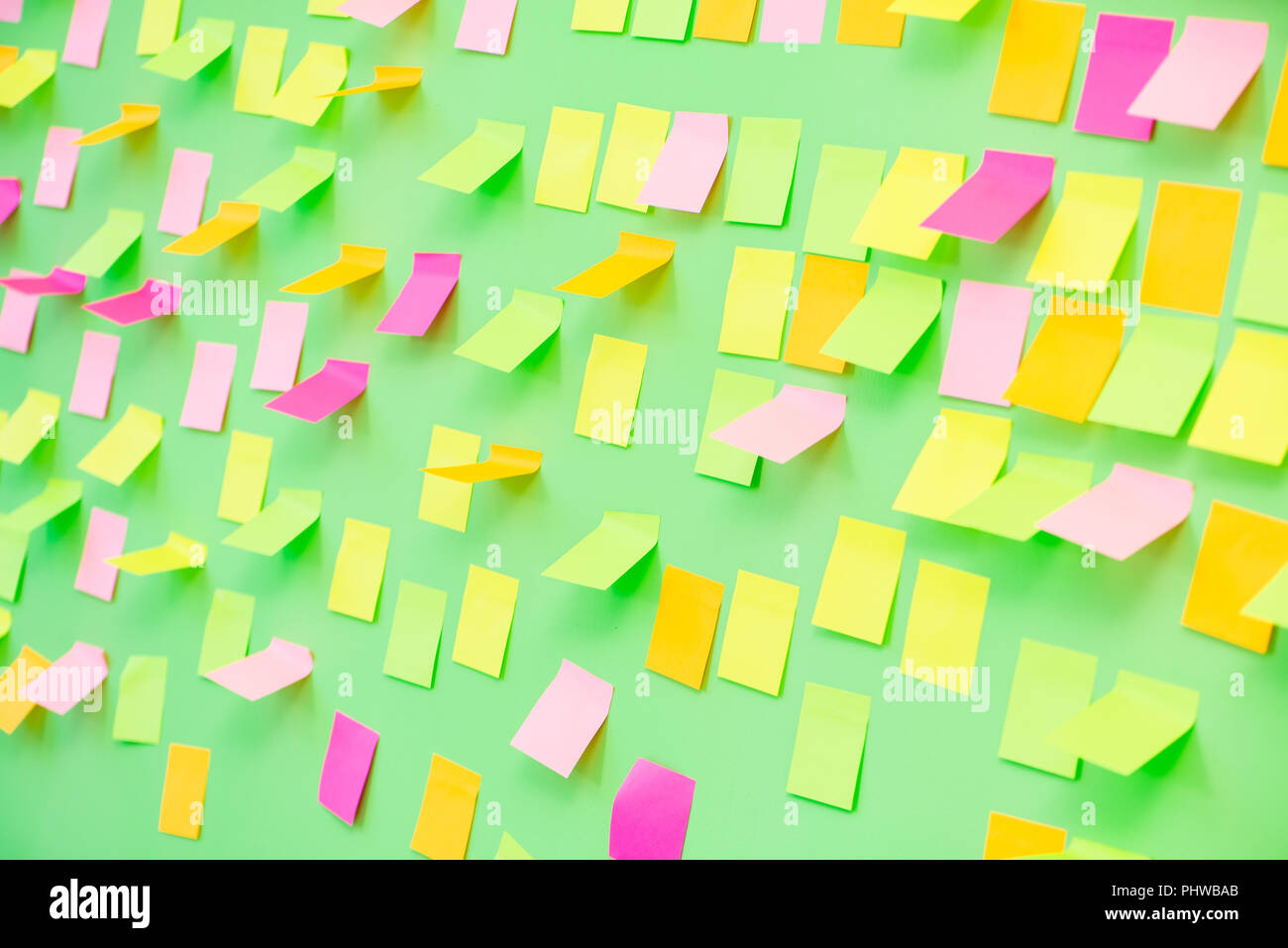 Many reminders in business concept Stock Photo