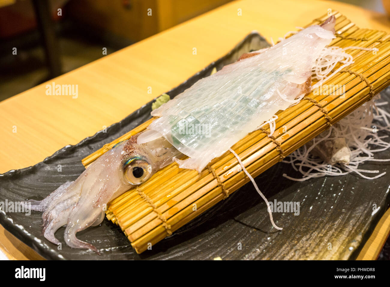 ika squid sashimi Stock Photo - Alamy