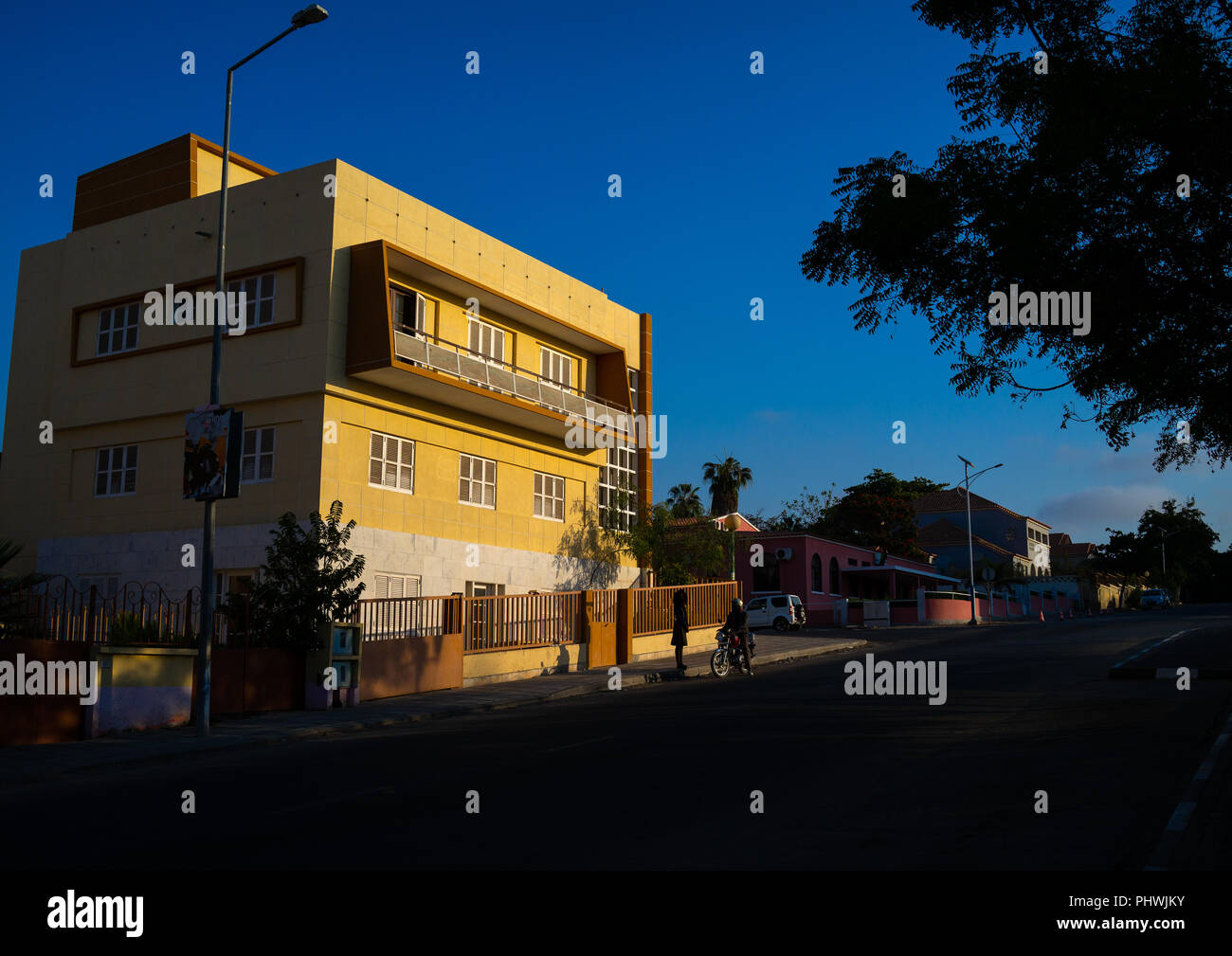 Old portuguese colonial building, Namibe Province, Namibe, Angola Stock ...