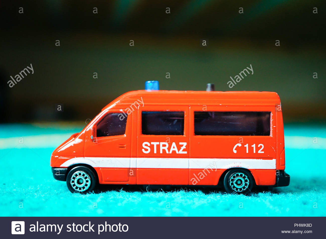 toy ambulance with lights and siren
