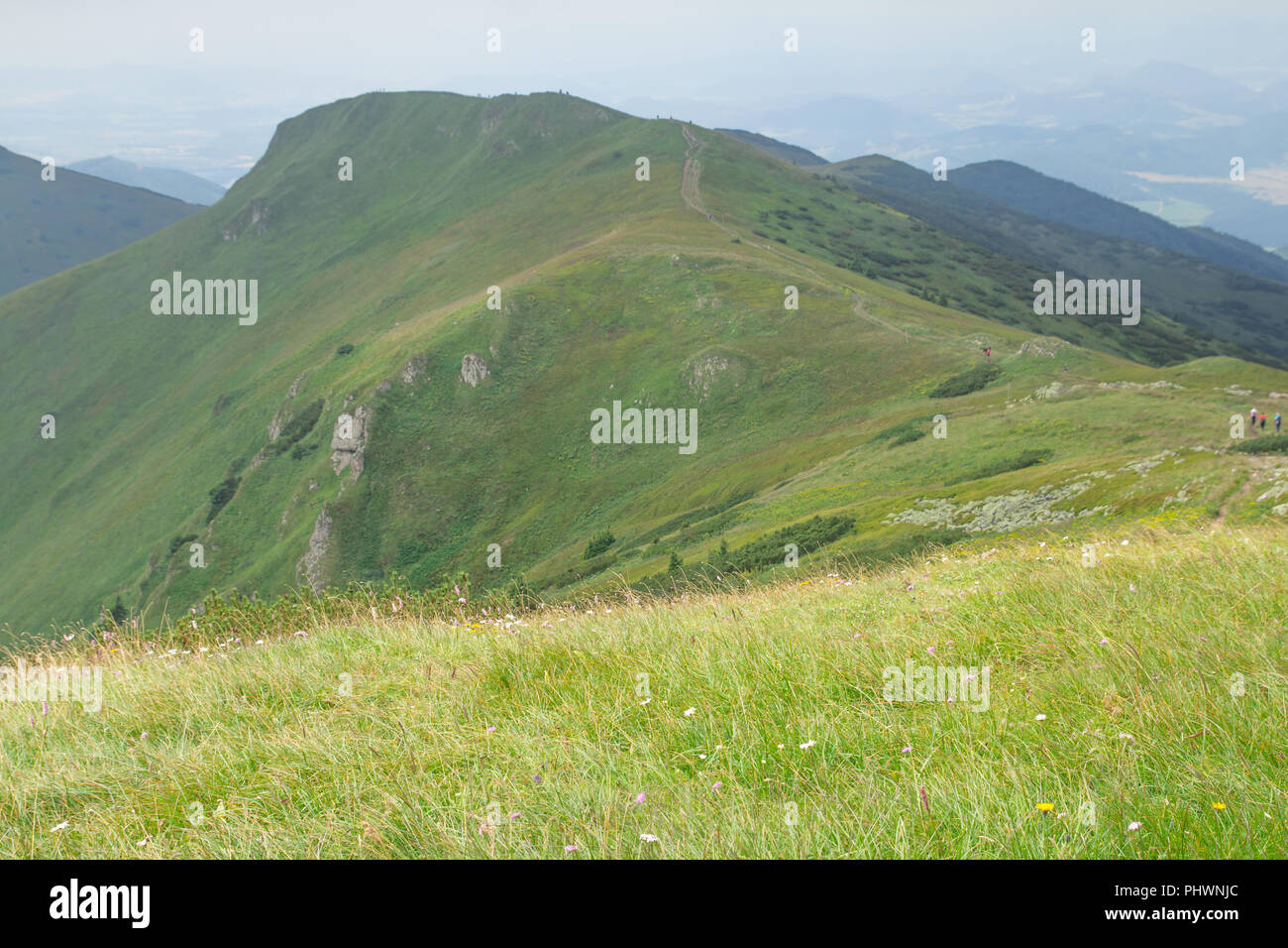 scenic mountains landscape Stock Photo