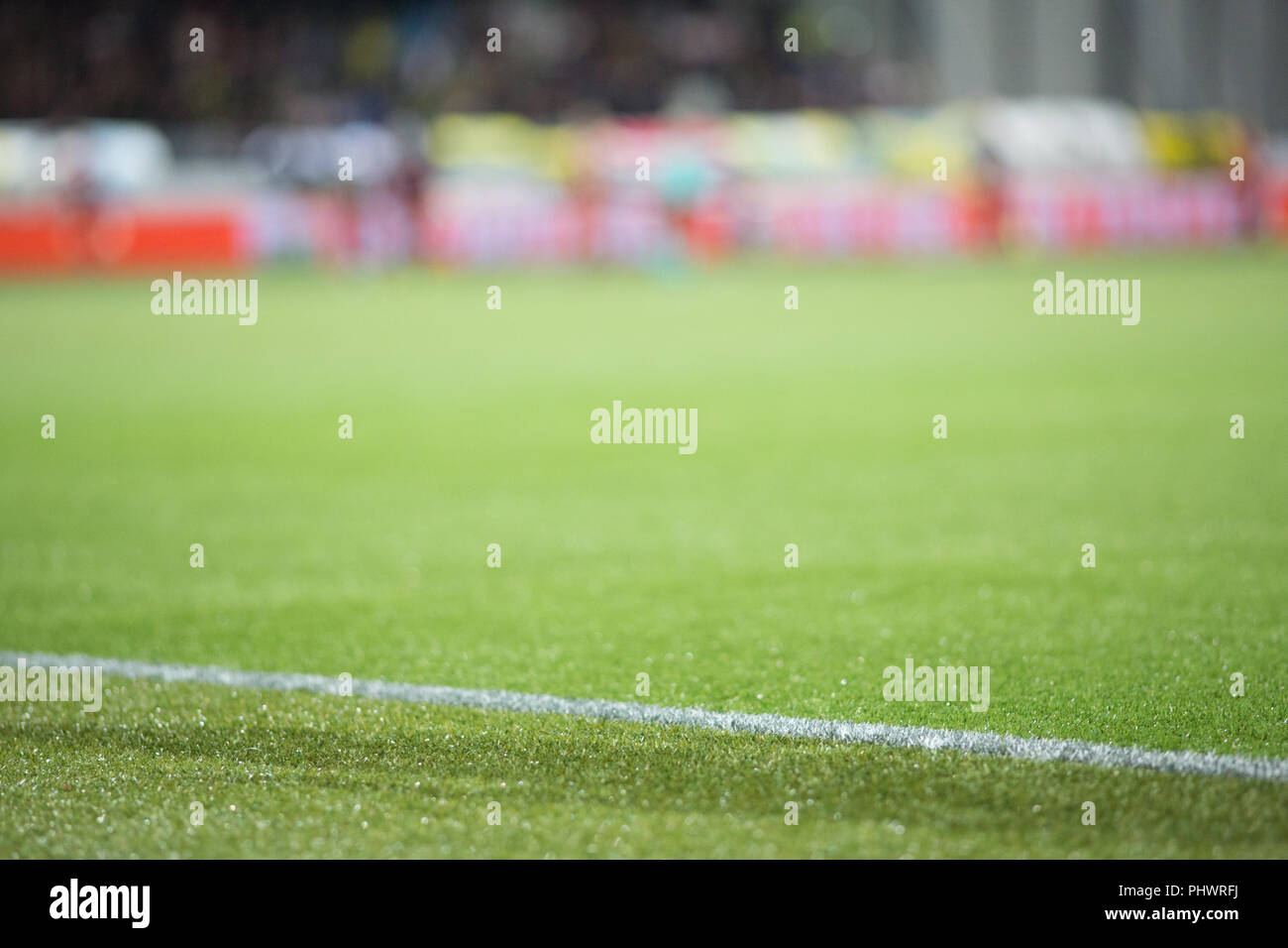 Football Field Stock Photo