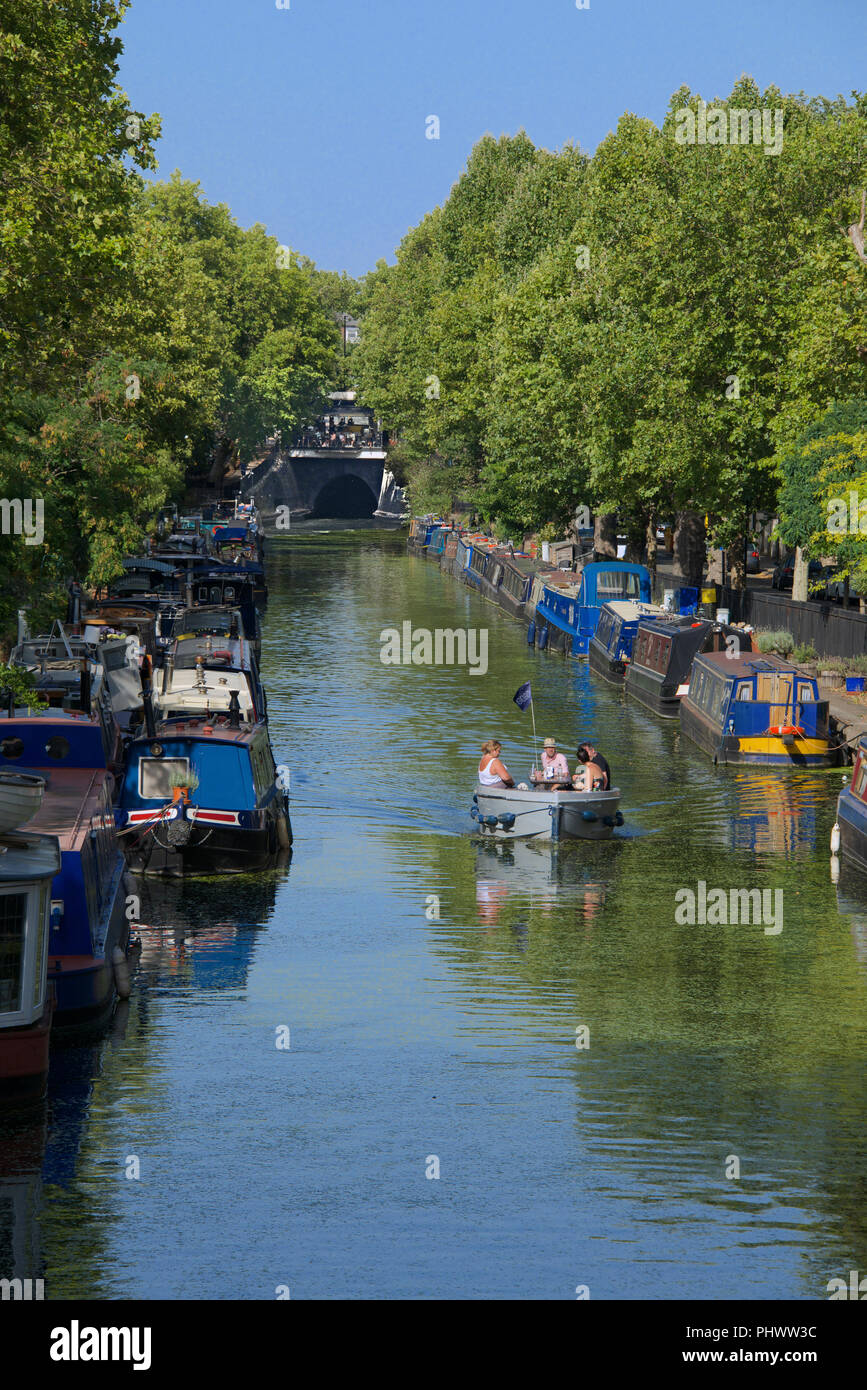 Regents canal Little Venice Maida Vale London England Stock Photo