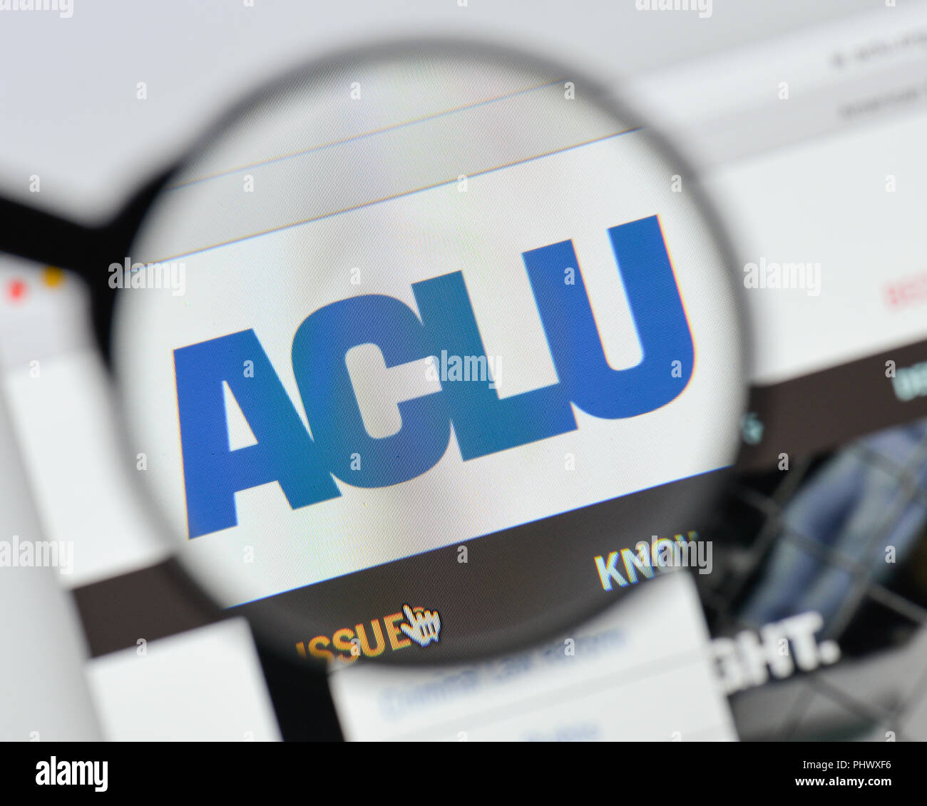 Aclu hi-res stock photography and images - Alamy