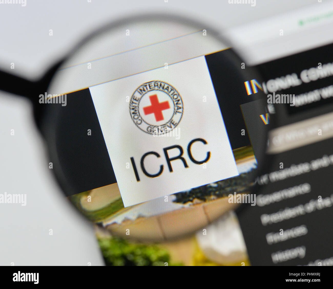 Icrc logo hi-res stock photography and images - Alamy
