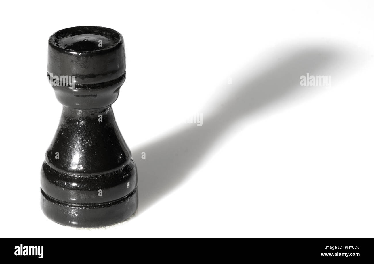 Chess piece isolated on white Stock Photo