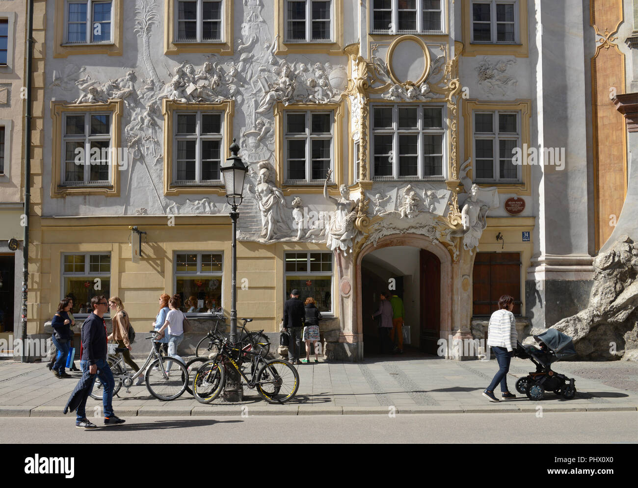 Asamhaus, Sendlinger Strasse, Muenchen, Bayern, Deutschland Stock Photo