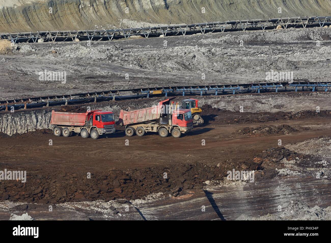 Coal Mine Area Stock Photo