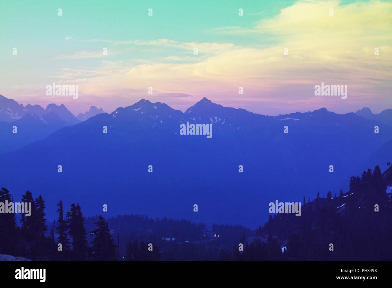 Mt Baker Area Stock Photo Alamy