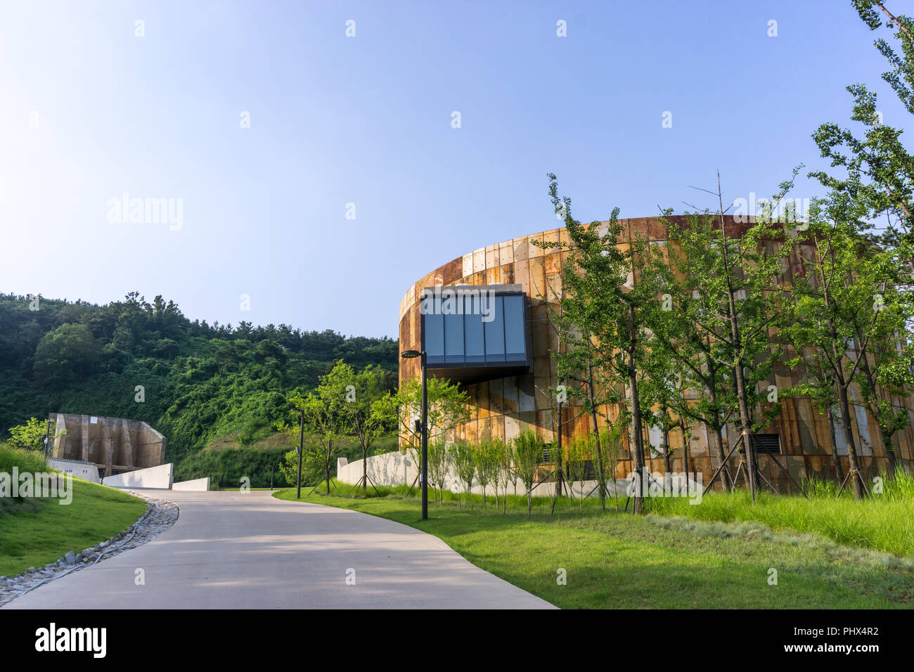 Oil tank culture park Stock Photo Alamy