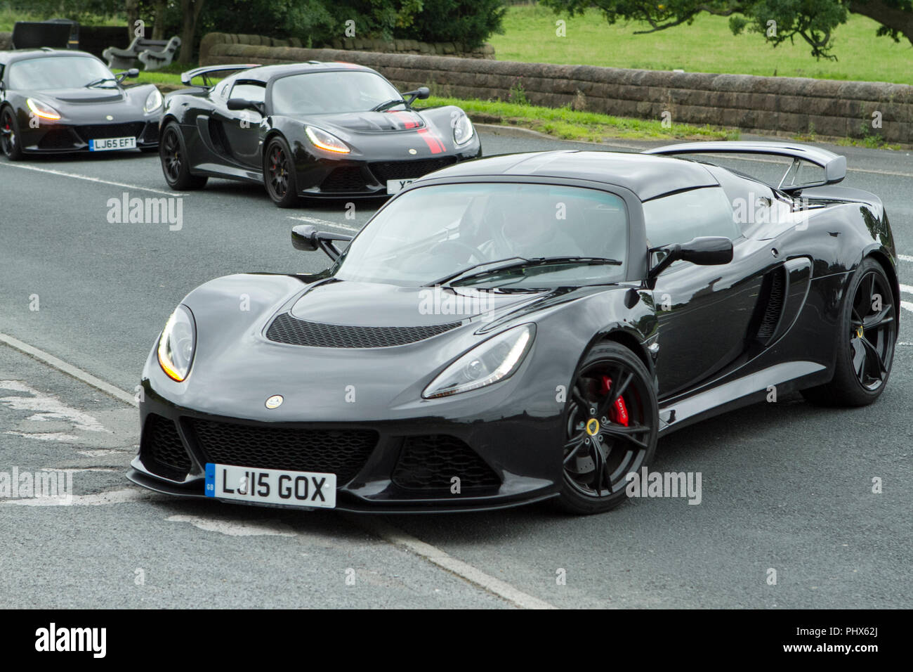 Black 2015 Lotus Exige S at Hoghton towers annual classic vintage car rally  Stock Photo - Alamy