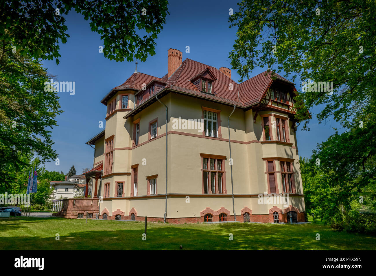 Truman-Villa, Griebnitzsee, Karl-Marx-Strasse, Potsdam, Brandenburg, Deutschland Stock Photo