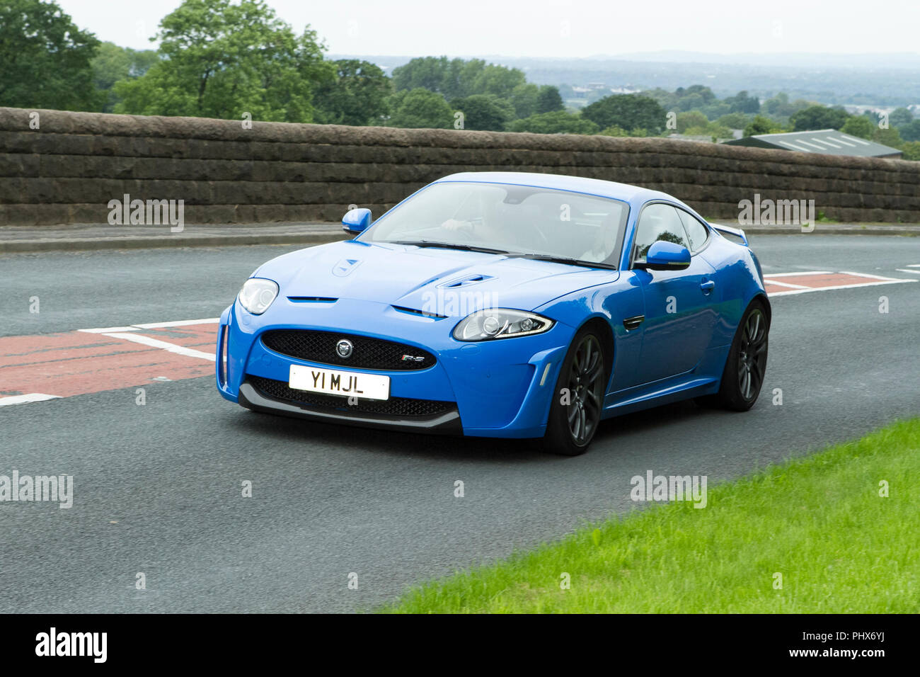 Jaguar XKR S auto at Hoghton towers annual classic vintage car rally