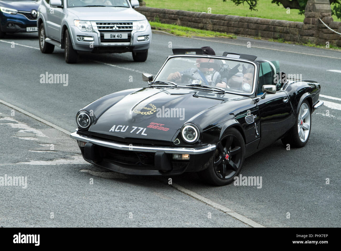 1972 70S Triumph GT6 at Hoghton towers annual classic vintage car rally, UK Stock Photo