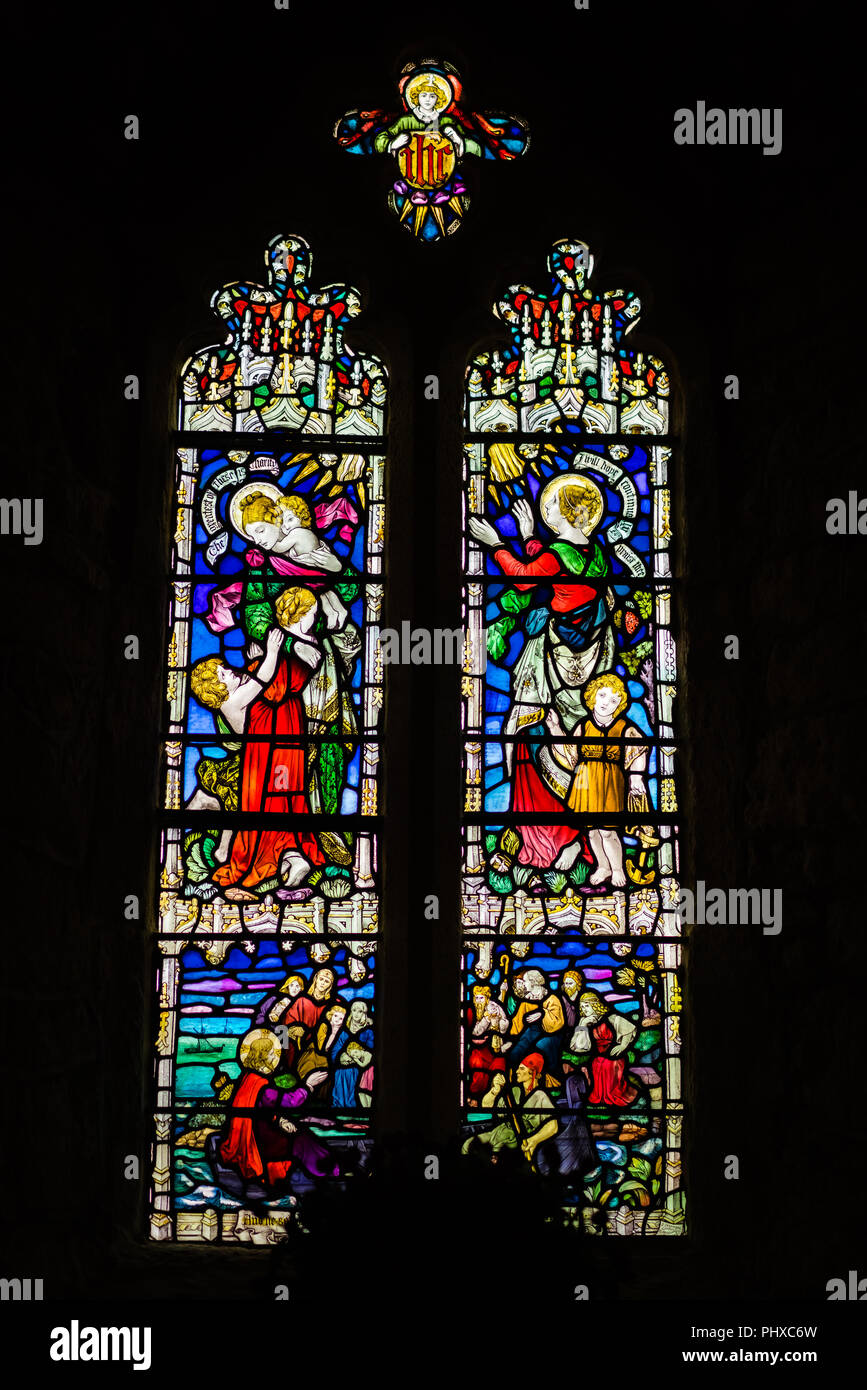 Black jesus stained glass hi-res stock photography and images - Alamy