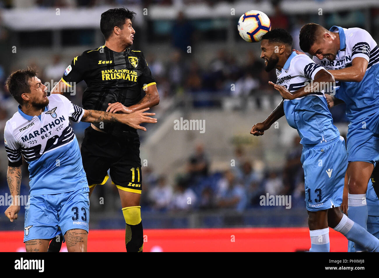 Rome, Italy. 03rd Sep, 2018. Football League Serie A-Olimpic Stadium ...