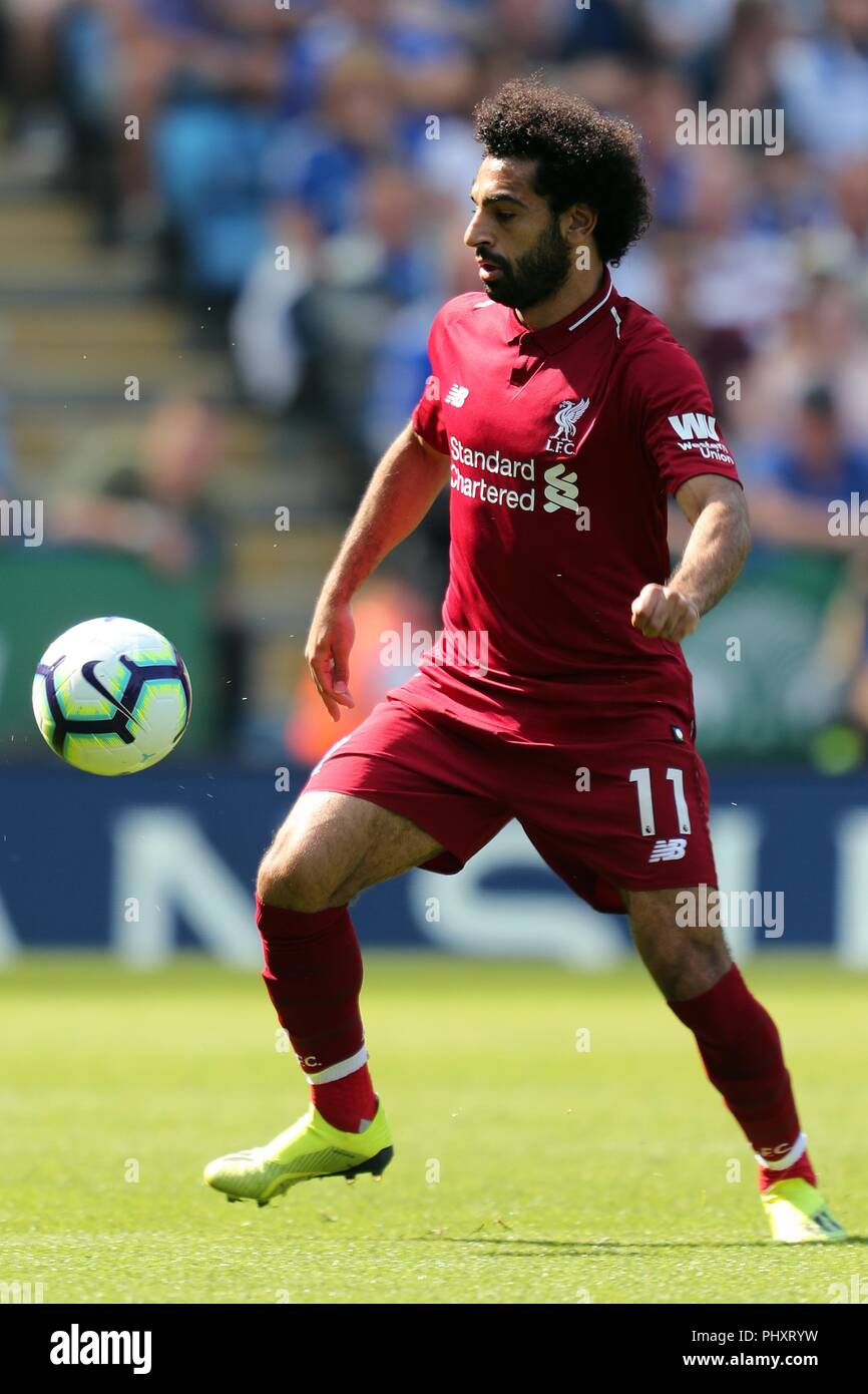 Mohamed Salah Liverpool Fc Leicester City Fc V Liverpool Fc Premier League King Power Stadium Leicester England 01 September 2018 Gbc11490 Strictly Editorial Use Only If The Player Players Depicted In This Image