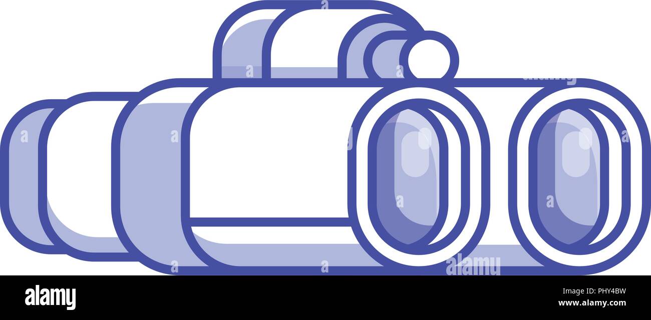 Classic Binocular Line Icon Stock Vector Image & Art Alamy