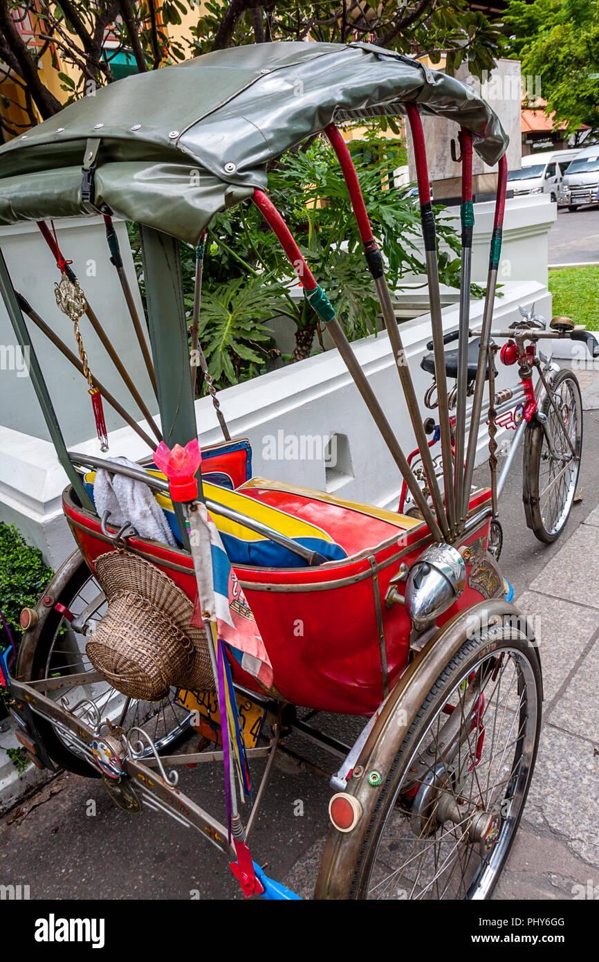 vintage angeles rickshaw tricycle