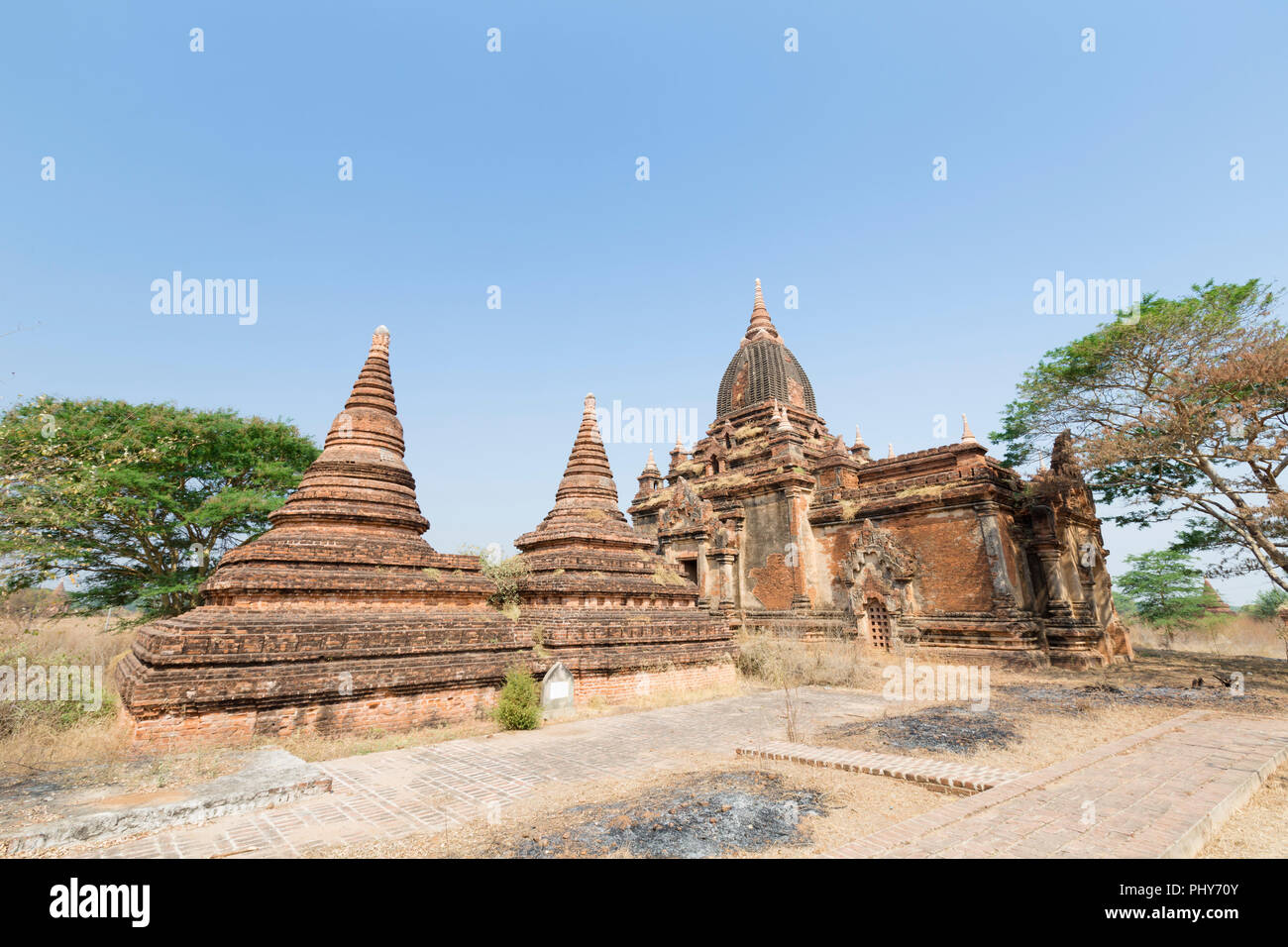 Alo Pyi pagoda complex, Bagan, Myanmar Stock Photo