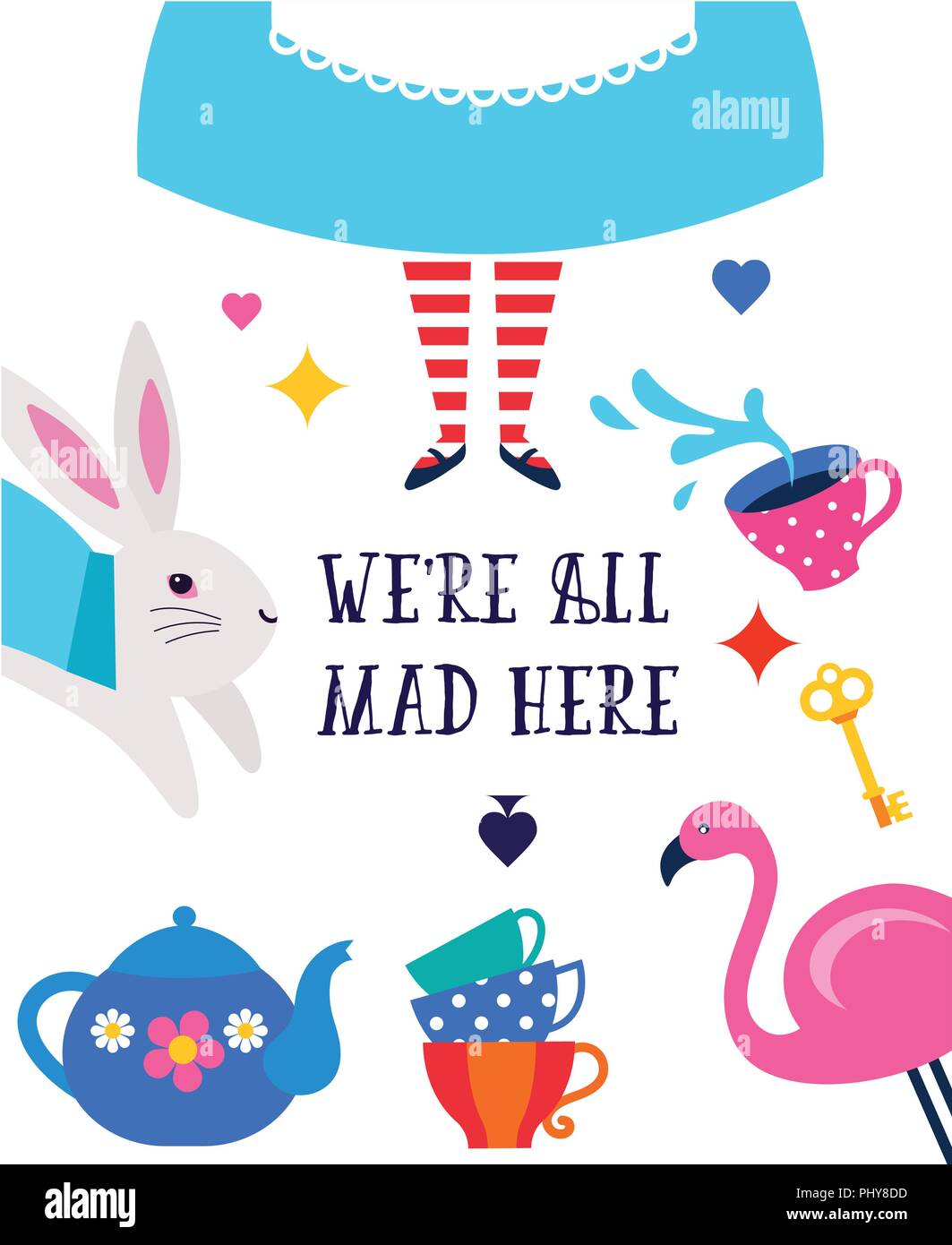 Alice In Wonderland Card Background