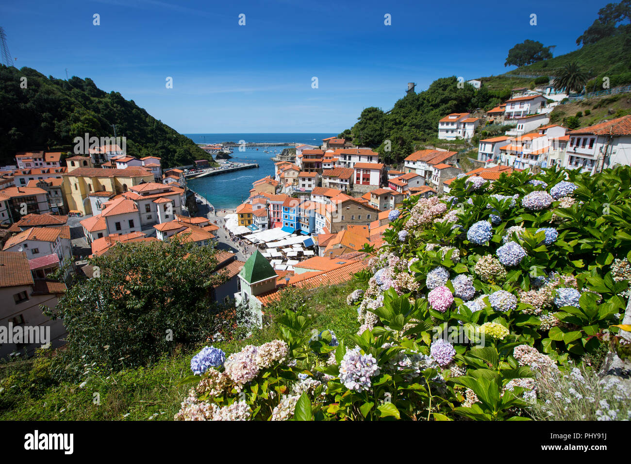 The fishing village of Cudillero in Asturias, North West Spain Stock Photo  - Alamy