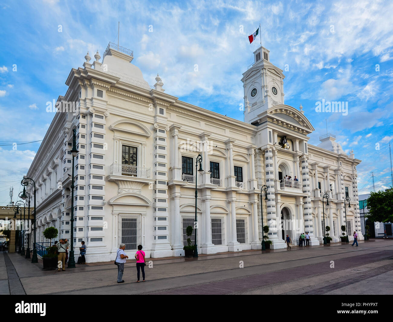 Hermosillo, Mexico - Oct. 28, 2016: Governor's Palace. This official residence of the governor of the state of Sonora, Mexico was built in the 1950s. Stock Photo