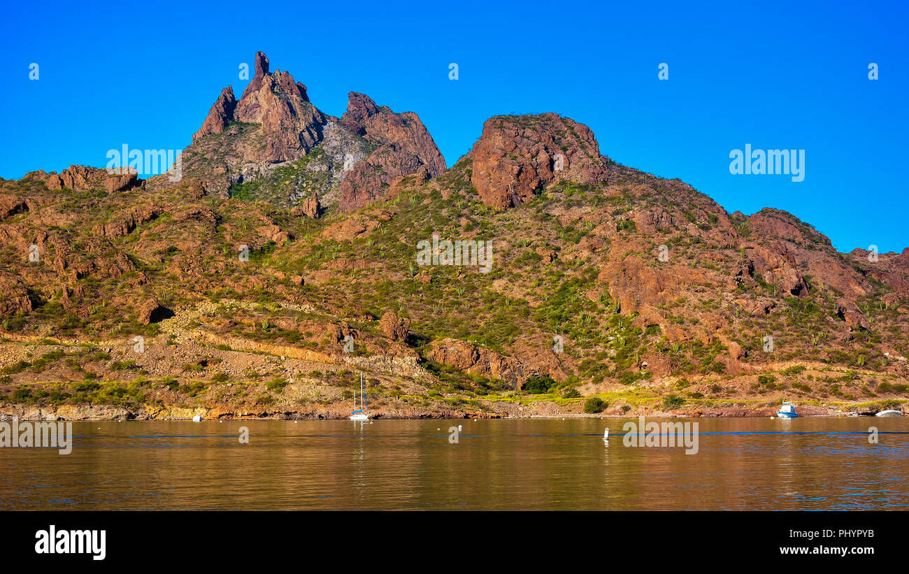 Mount Tetakawi, Iconic Landmark of San Carlos, Mexico Stock Photo