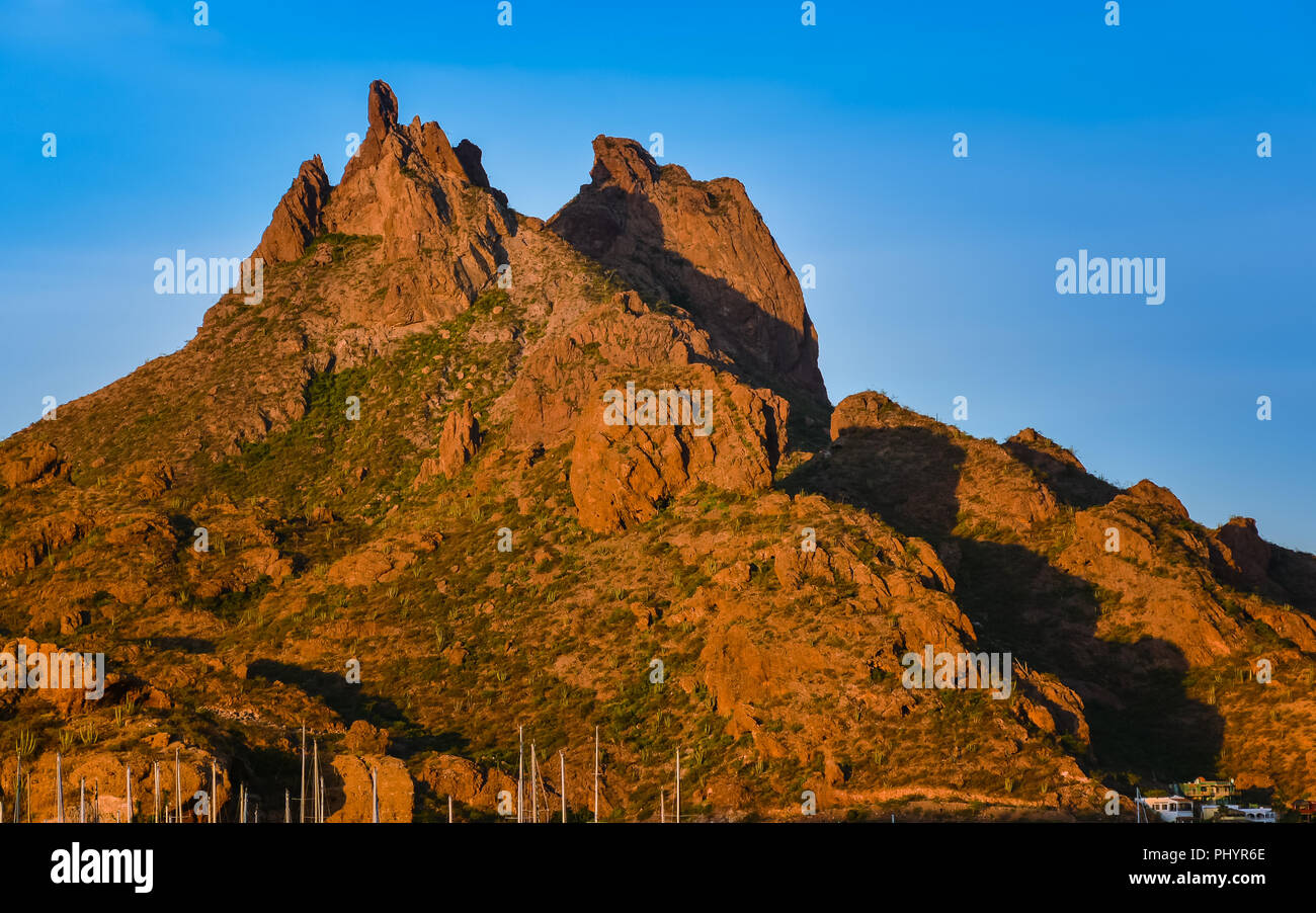 Mount Tetakawi, Iconic Landmark of San Carlos, Mexico Stock Photo