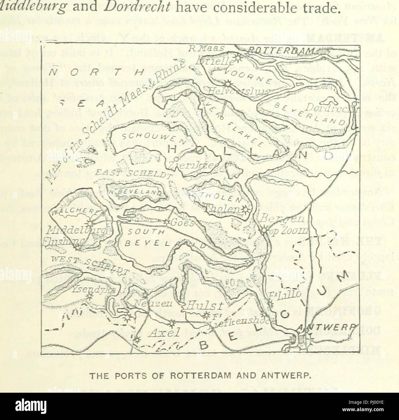 Image  from page 337 of 'The Student's Geography  With  maps, etc' . Stock Photo