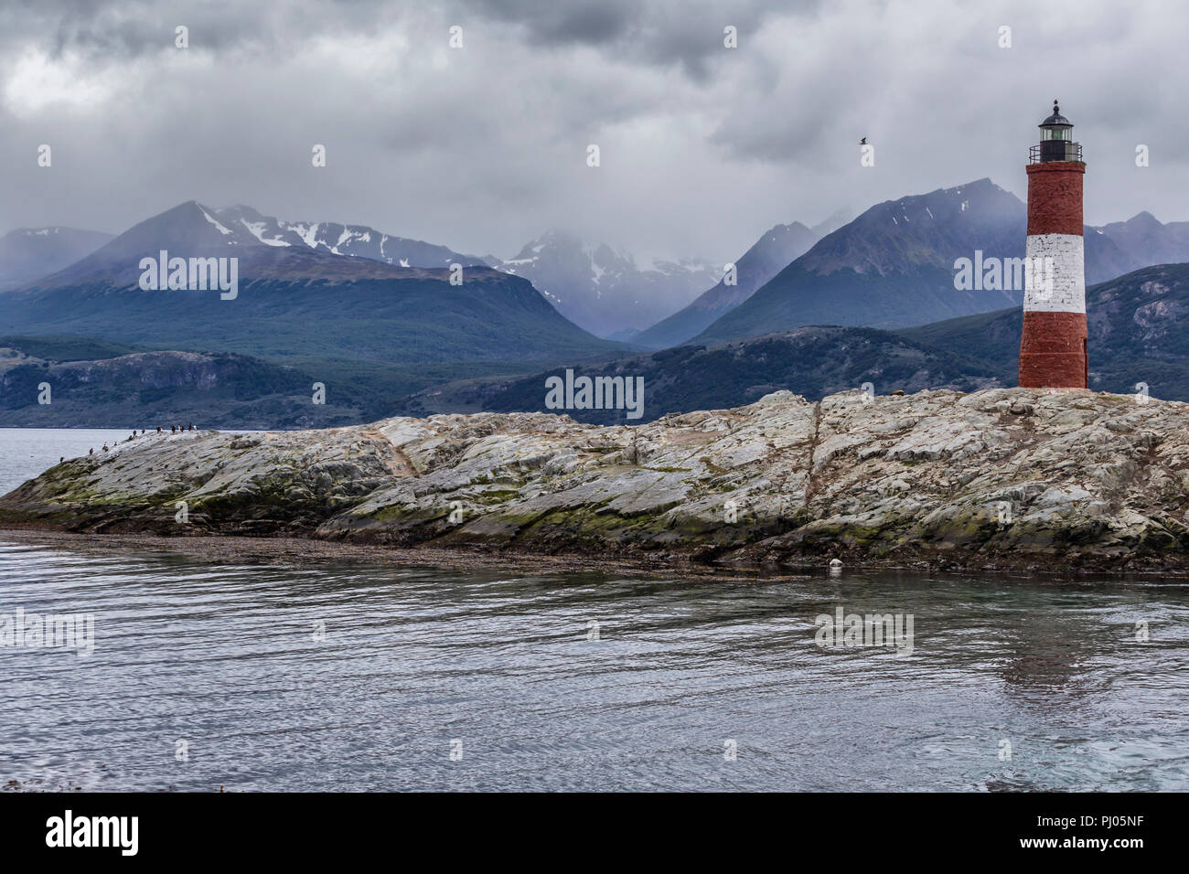 Beagle channel, Tierra del Fuego National park, Tierra del Fuego, Antartida e Islas del Atlantico Sur, Argentina Stock Photo