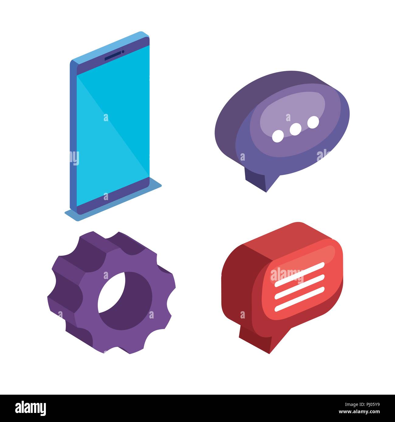 business teamwork set icons Stock Vector Image & Art - Alamy
