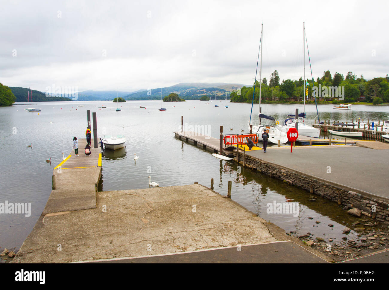 BOWNESS ON WINDERMERE, CUMBRIA Stock Photo Alamy