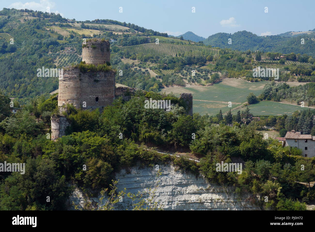 Rocca di Modigliana, Castello, Modigliana, Forli Cesena, Emilia Romagna ,Italy Stock Photo