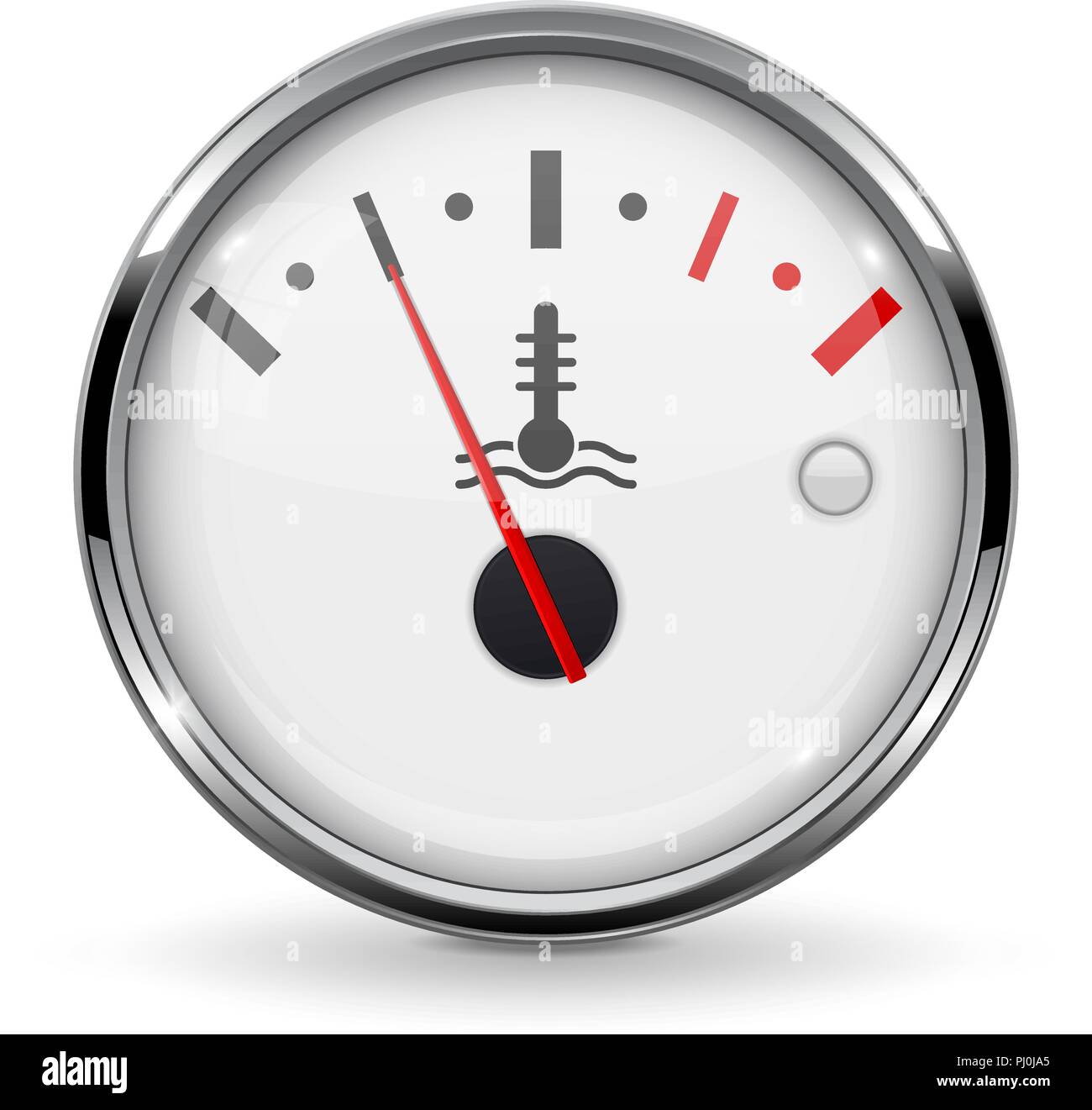 Temperature gauge car Stock Vector Images Alamy